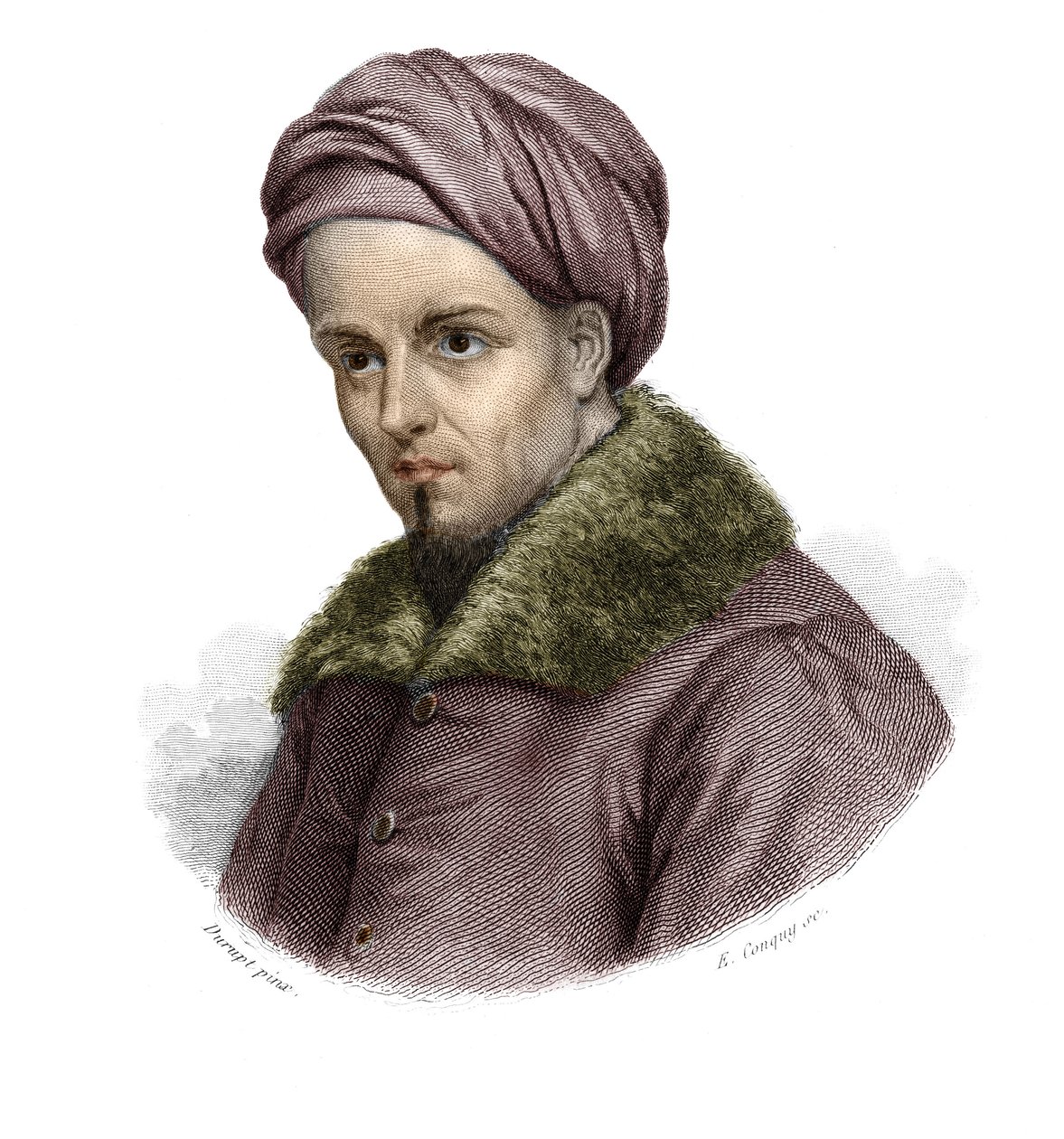 Jean Althen, pelo seu verdadeiro nome Hovhannes Althounian (1710-1774) agrônomo de origem armênia. em "Retratos e história dos homens úteis: homens e mulheres de todos os países e condições, que adquiriram direitos ao reconhecimento dos homens" publicado e de Anonymous Anonymous