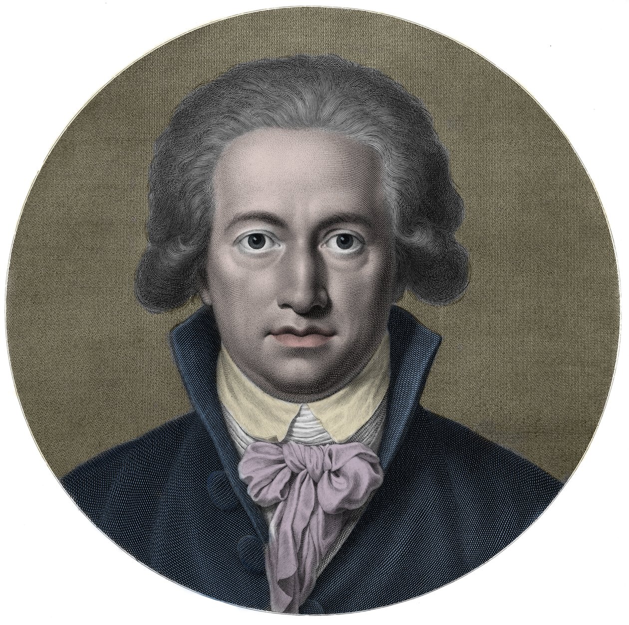 Johann Wolfgang von Goethe (1749-1832). Escritor alemão. Gravura do século XIX - Retrato de Johan Wolfgang Goethe (1749 - 1832), escritor alemão de Anonymous Anonymous
