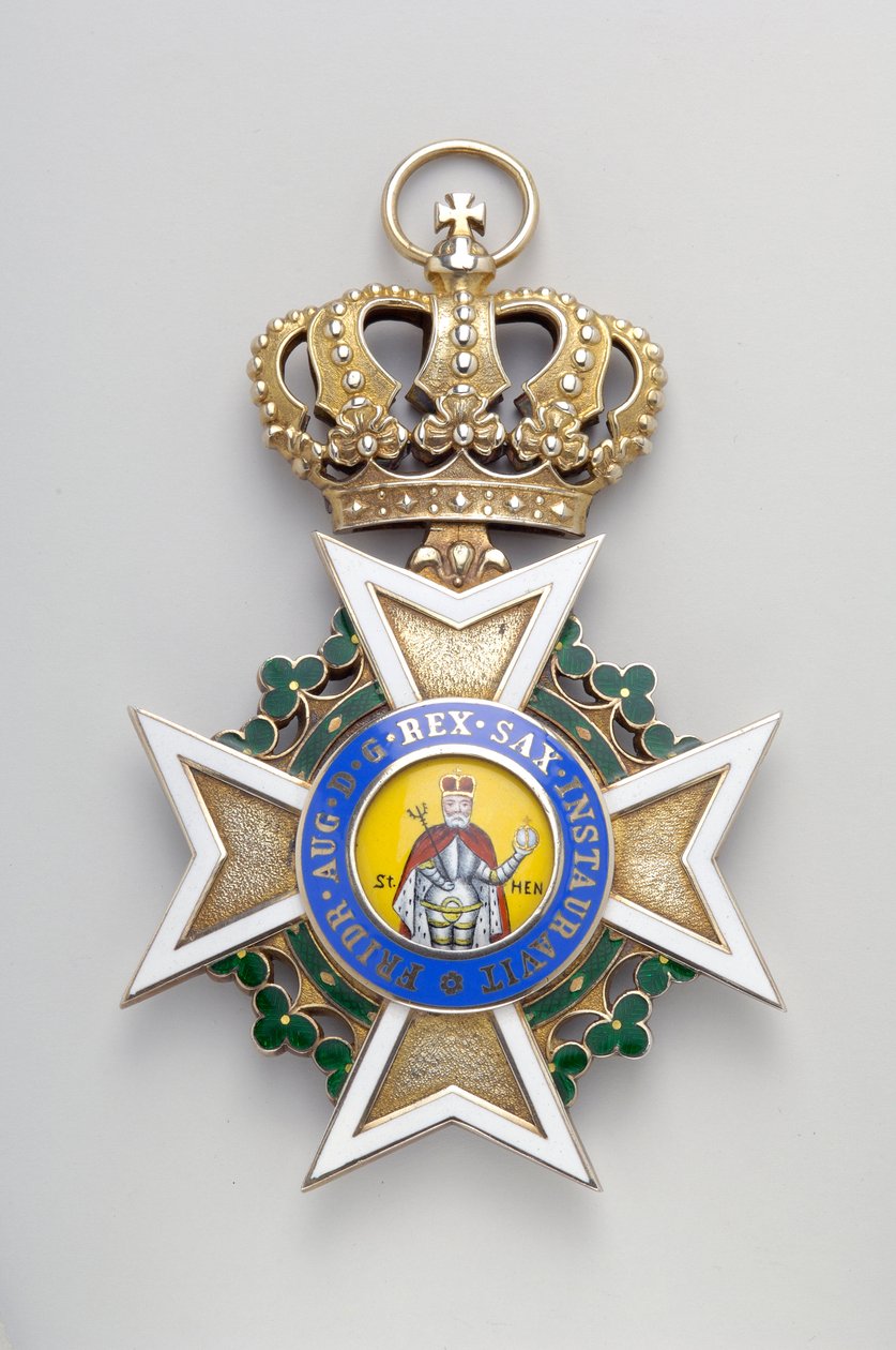 Reino da Saxônia - Ordem Militar de São Henrique : insígnia da grande cruz - 1736-1918 de Anonymous Anonymous