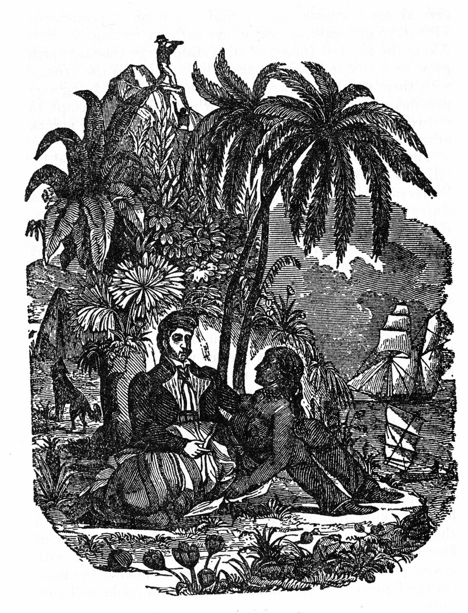 A vida dos piratas na ilha de Madagascar. Gravação do "The pirate own book" de 1837. de Anonymous Anonymous