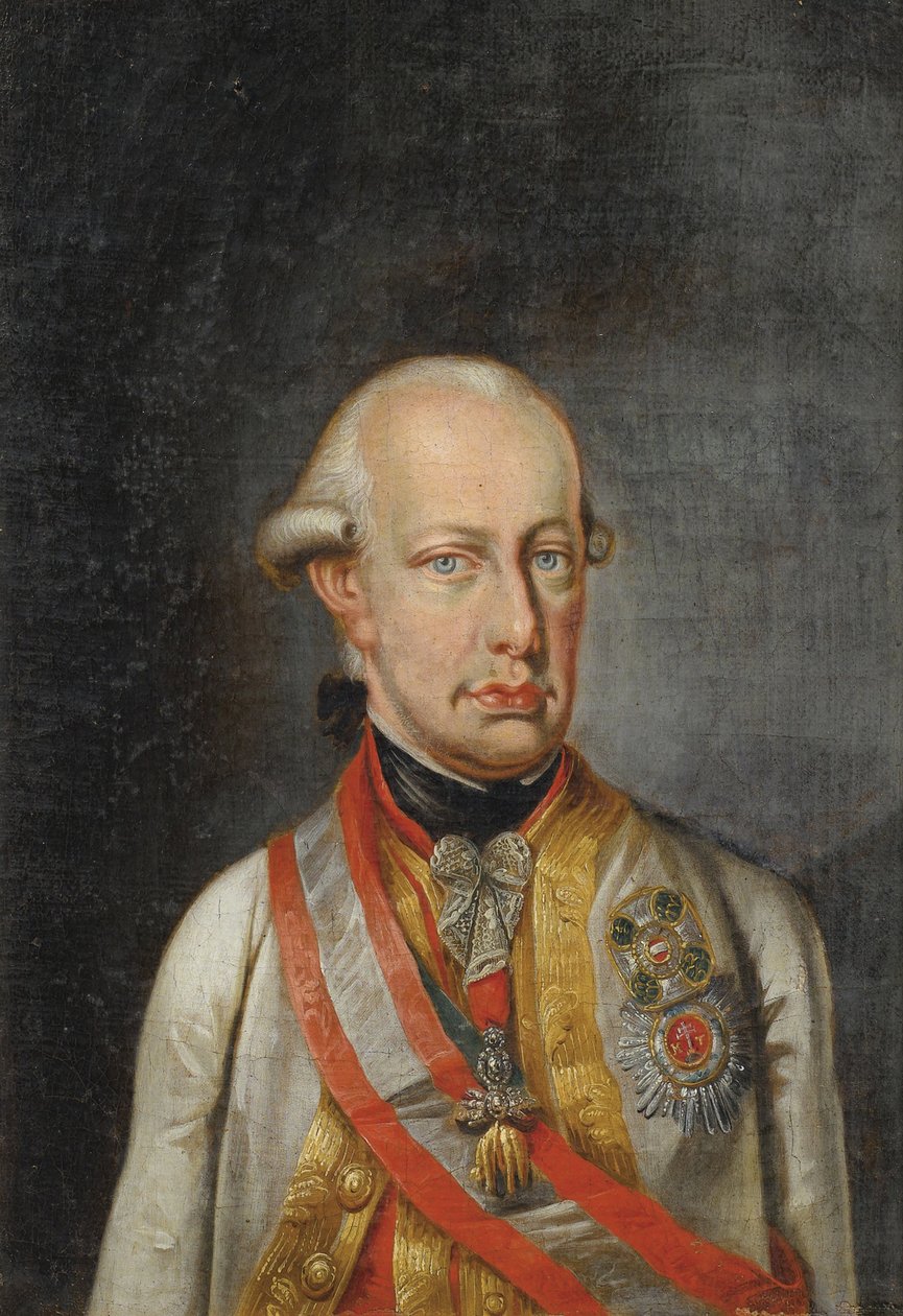 Leopold II Empereur des Romains - Neoclassicism : Retrato de Leopold II, Santo Imperador Romano (1747-1792), Anónimo, c. 1780. Óleo sobre tela, 34x23,5. Coleção Particular de Anonymous Anonymous