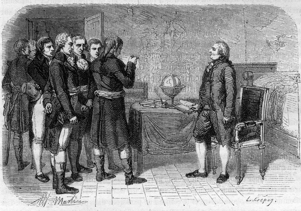 Luís XVI Rei de França a receber a sua sentença de morte, Le Temple de Anonymous Anonymous