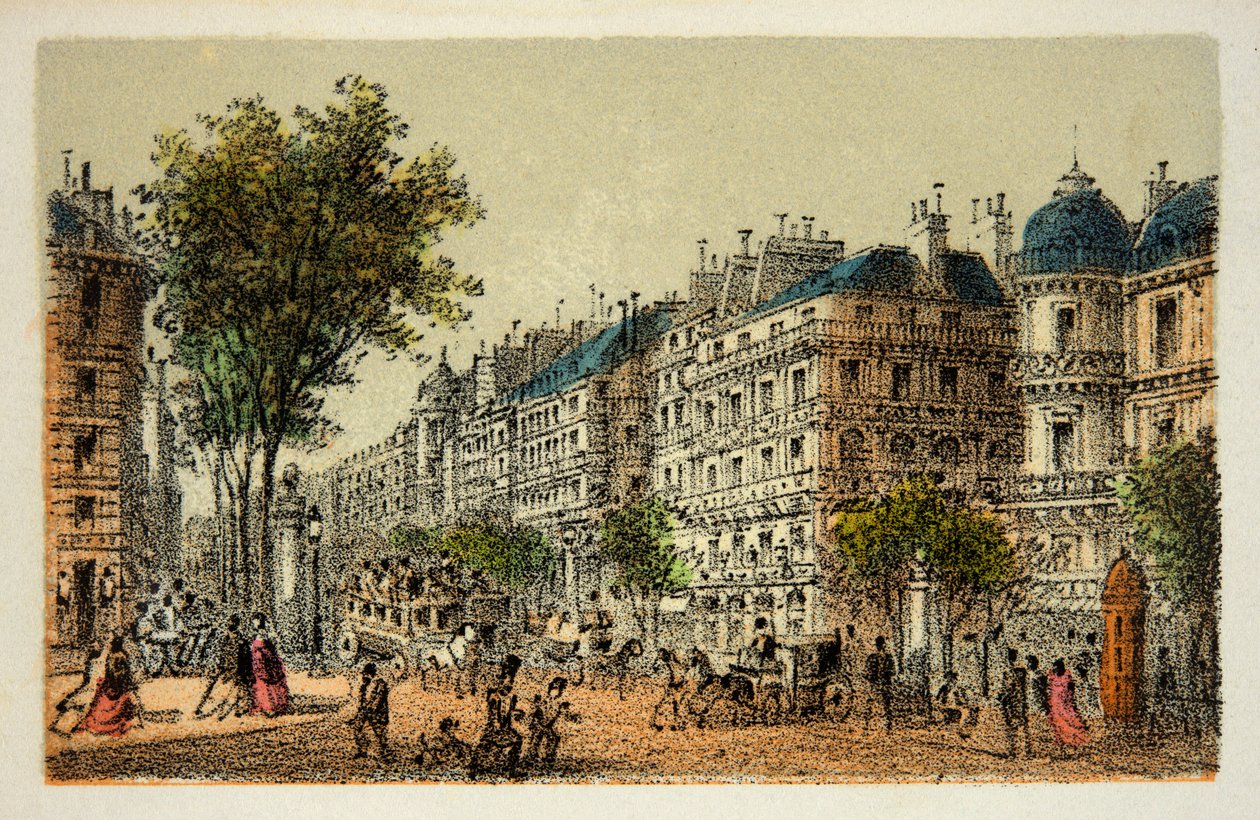Paris 1874: Boulevard des Italians, Colecção privada de Anonymous Anonymous