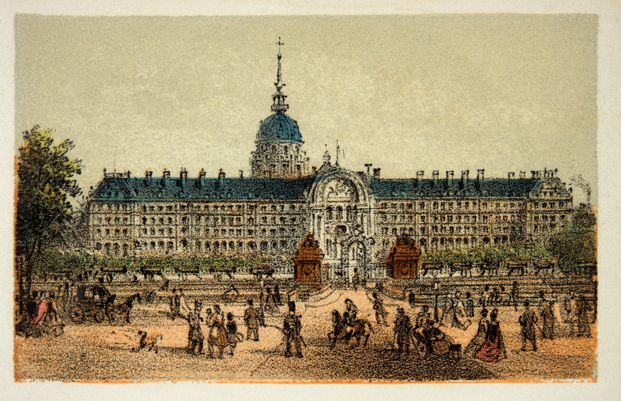 Paris 1874: Hotel des Invalides, Coleção Privada de Anonymous Anonymous