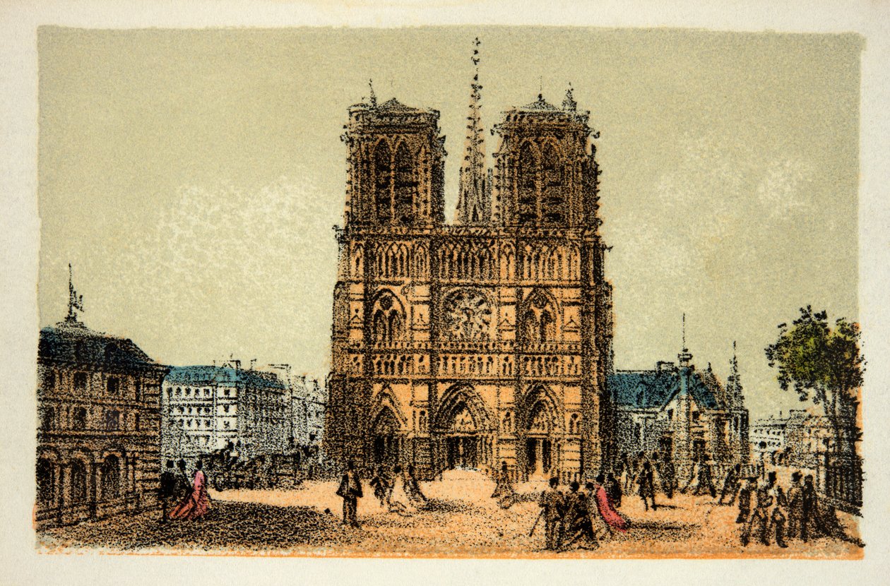 Paris 1874: Notre Dame, Colecção Privada de Anonymous Anonymous