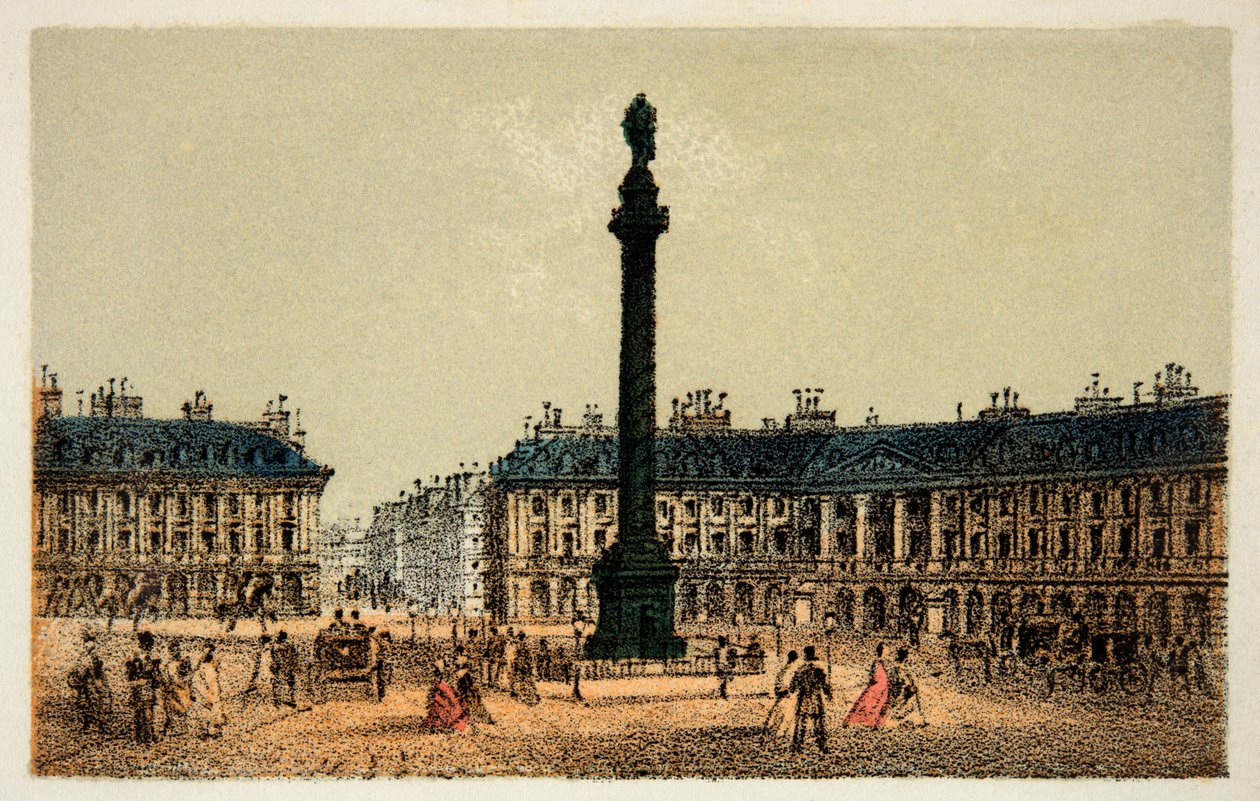 Paris 1874: O Lugar Vendome, Coleção Particular de Anonymous Anonymous