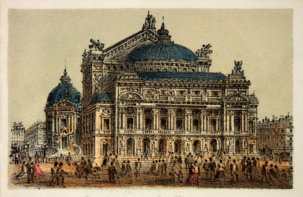 Paris, em 1874: A nova Ópera (Opera garnier), Colecção Privada de Anonymous Anonymous