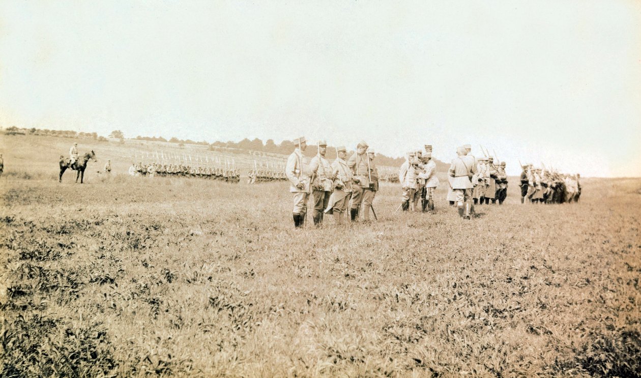Fotografia de um álbum pessoal de um tenente de infantaria durante os primeiros meses da Primeira Guerra Mundial (1ª, Iere de Anonymous Anonymous