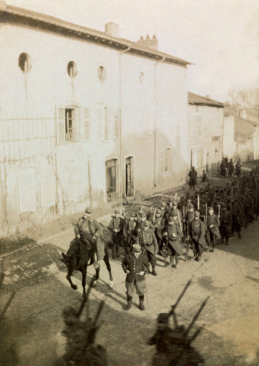 Fotografia de um álbum pessoal de um tenente de infantaria durante os primeiros meses da Primeira Guerra Mundial (1ª, Iere de Anonymous Anonymous