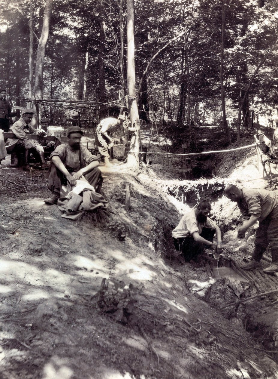Fotografia de um álbum pessoal de um tenente de infantaria durante os primeiros meses da Primeira Guerra Mundial (1ª, Iere de Anonymous Anonymous