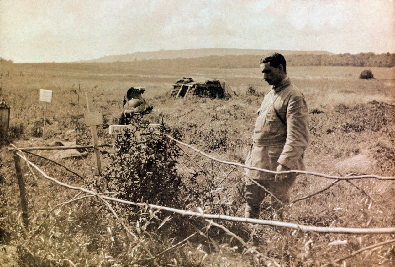 Fotografia de um álbum pessoal de um tenente de infantaria durante os primeiros meses da Primeira Guerra Mundial (1ª, Iere de Anonymous Anonymous