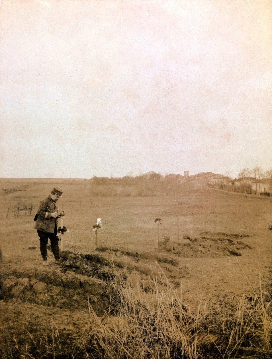 Fotografia de um álbum pessoal de um tenente de infantaria durante os primeiros meses da Primeira Guerra Mundial (1ª, Iere de Anonymous Anonymous