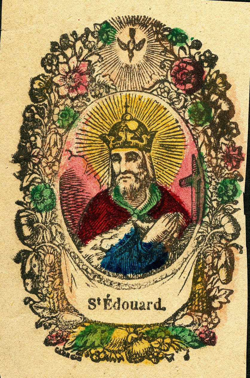 Imagem piedosa: Eduardo, o Mártir (impressão epinal) de Anonymous Anonymous