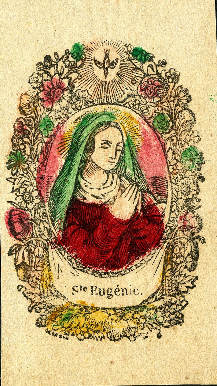Imagem piedosa: Santa Eugênia de Roma (estampa epinal) de Anonymous Anonymous