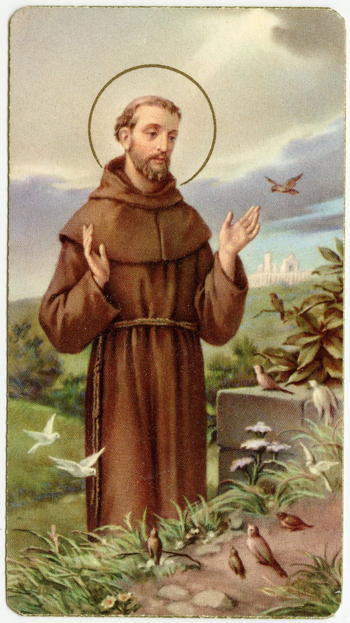 Imagem piedosa: São Francisco de Assis (cromolitografia) de Anonymous Anonymous