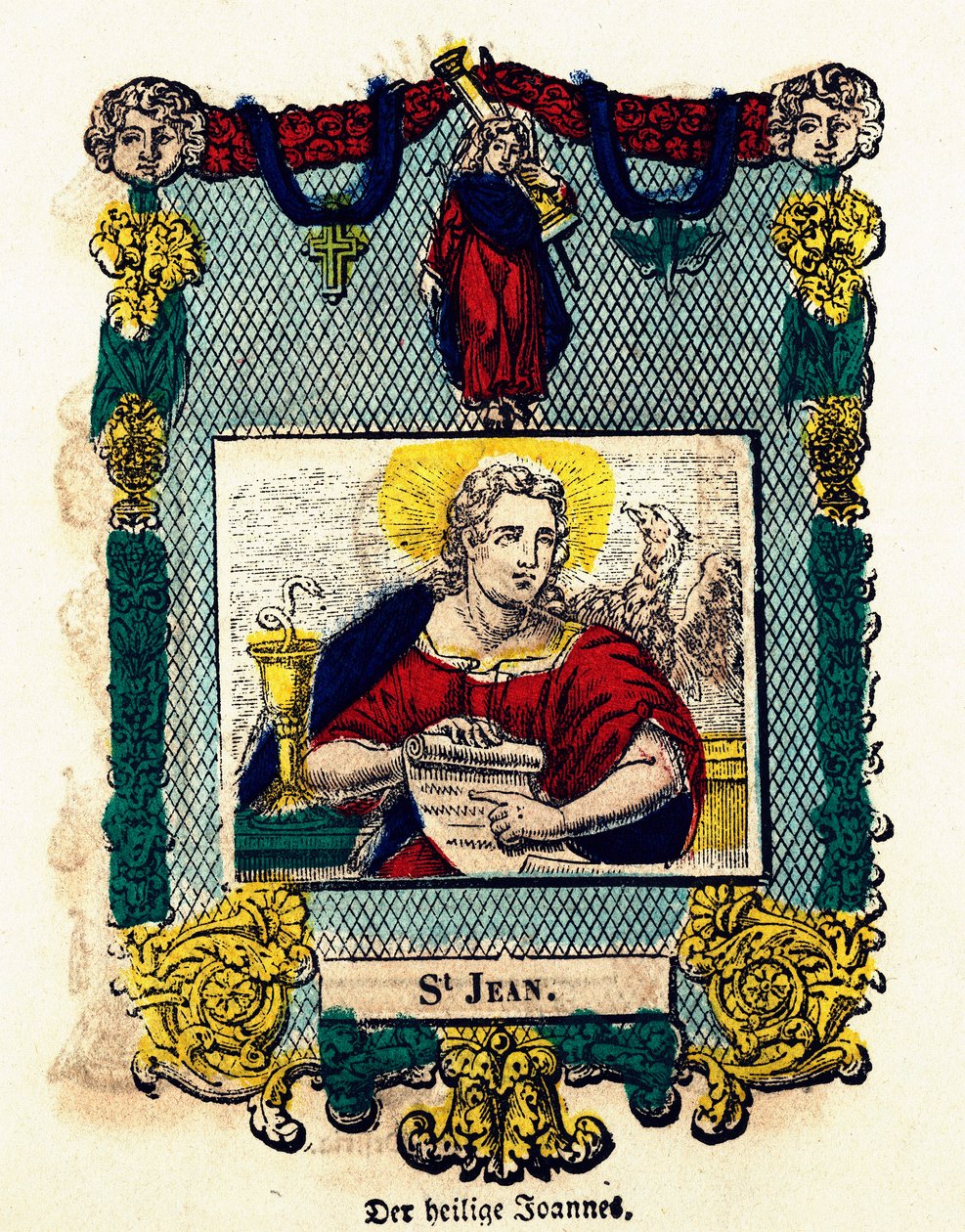 Imagem piedosa: São João. Gravura do século XIX Colecção privada de Anonymous Anonymous