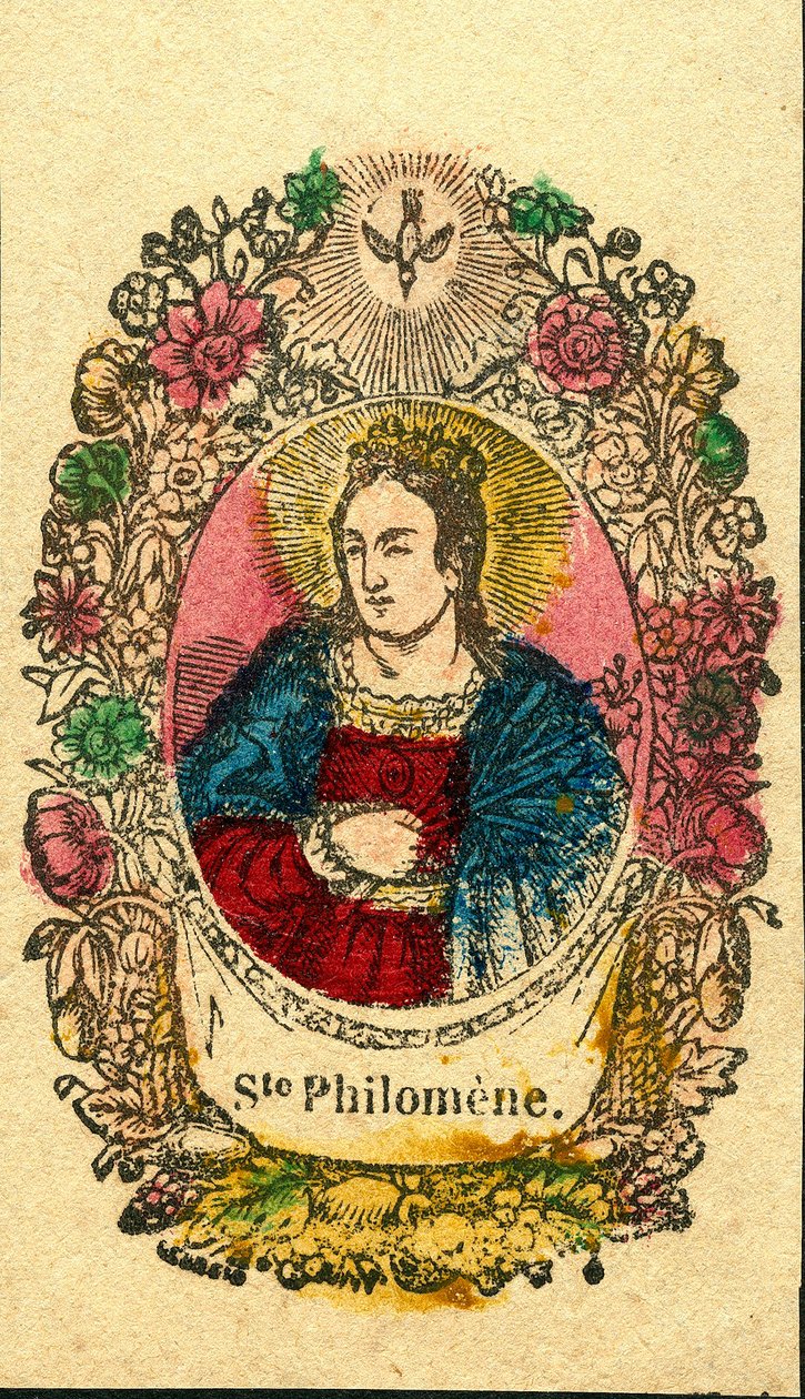Imagem piedosa: St Philomena (Impressão epinal) de Anonymous Anonymous