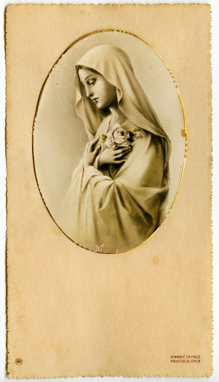 Imagem piedosa: A Virgem Maria (imprimir) de Anonymous Anonymous