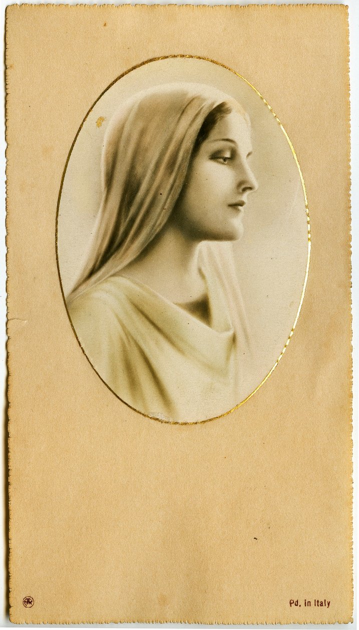 Imagem piedosa: A Virgem Maria (imprimir) de Anonymous Anonymous