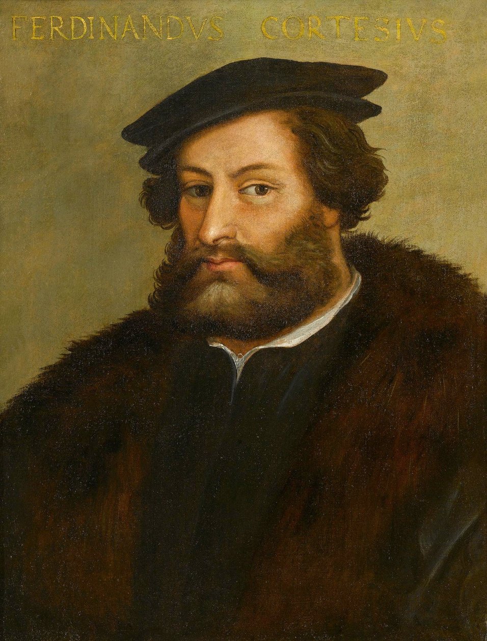 Retrato de Fernand Cortes (Hernan Cortez de Anonymous Anonymous