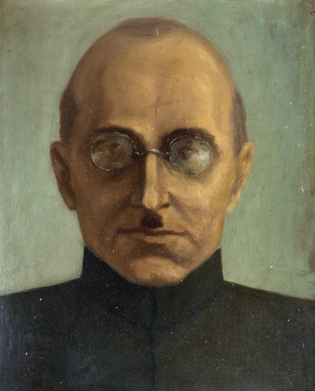 "Retrato de Lavrenty Beria (ou Lavrenti Beriya) (1899-1953) Oficial do estado soviético" Pintura anónima Colecção privada de Anonymous Anonymous