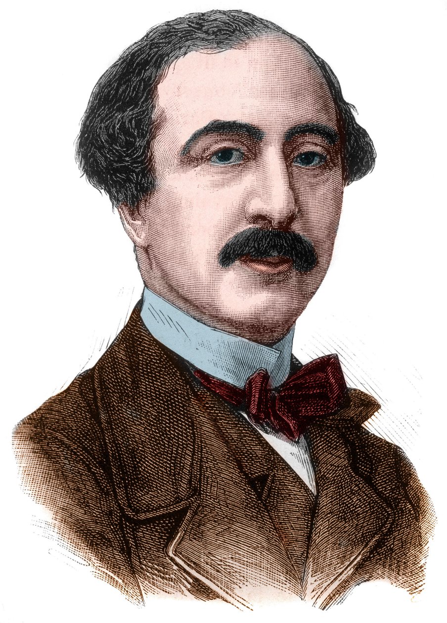 Retrato de Anatole Prevost Paradol, jornalista e político francês (1829 -1870). de Anonymous Anonymous