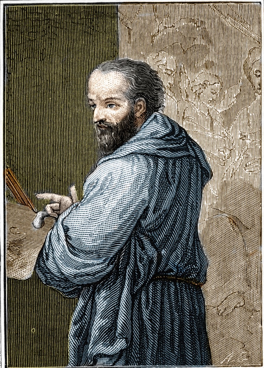 Retrato de Antonio Allegri dit Il Correggio (O Corrego de Anonymous Anonymous