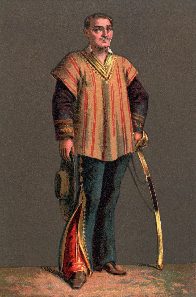 Retrato de BENITO PABLO JUAREZ (1806-1872) mexicano stateman e revolucionário. Cromolitografia Coleção privada de Anonymous Anonymous