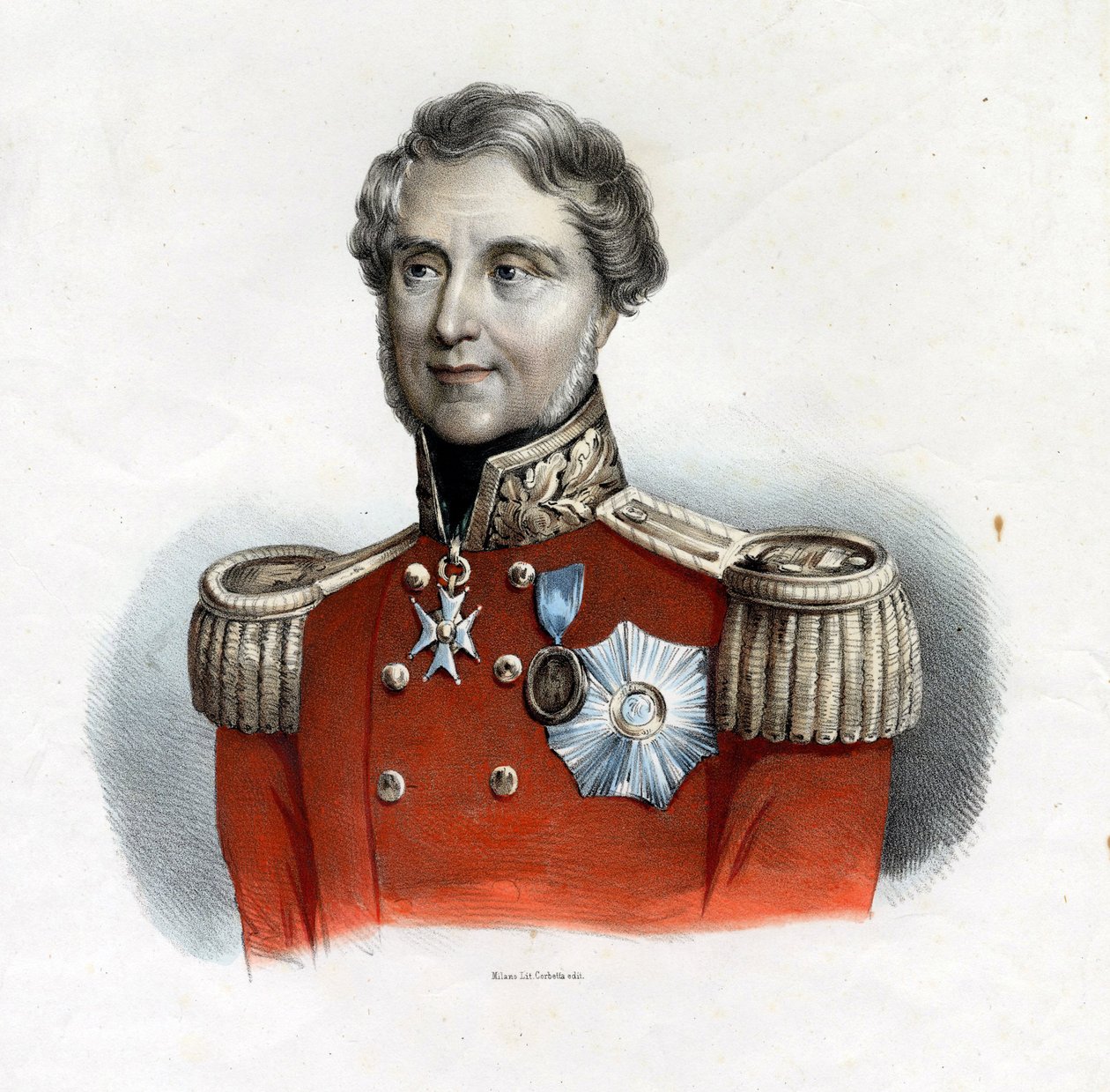 Retrato do Barão Raglan (FitzRoy James Henry Somerset de Anonymous Anonymous