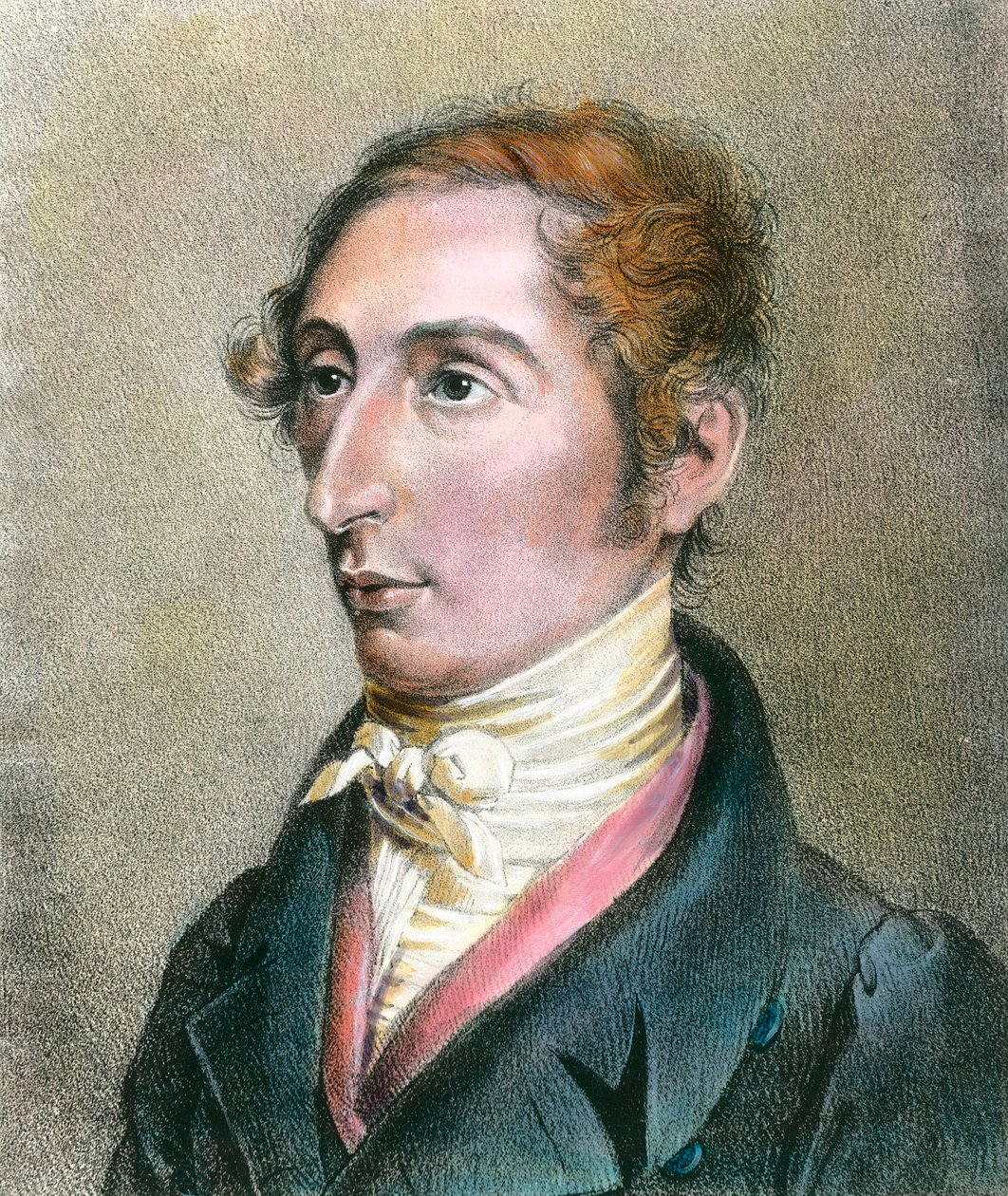 Retrato de Carl (Karl) Maria Von Weber (1786-1826) Compositor alemão Gravura do século XIX Coleção particular de Anonymous Anonymous
