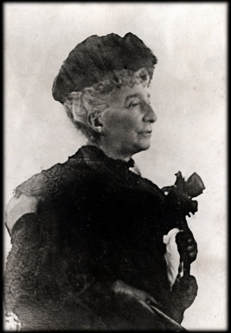 Retrato de Cosima Wagner (1838 - 1930) - Retrato de Cosima Francesca Gaetana Wagner (1837 - 1930), filha de Franz Liszt e segunda esposa de Richard Wagner. de Anonymous Anonymous