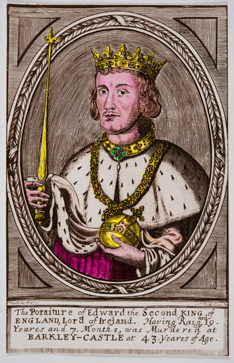 Retrato de Eduardo II (1284-1327) Rei de Inglaterra, Coleção Privee de Anonymous Anonymous