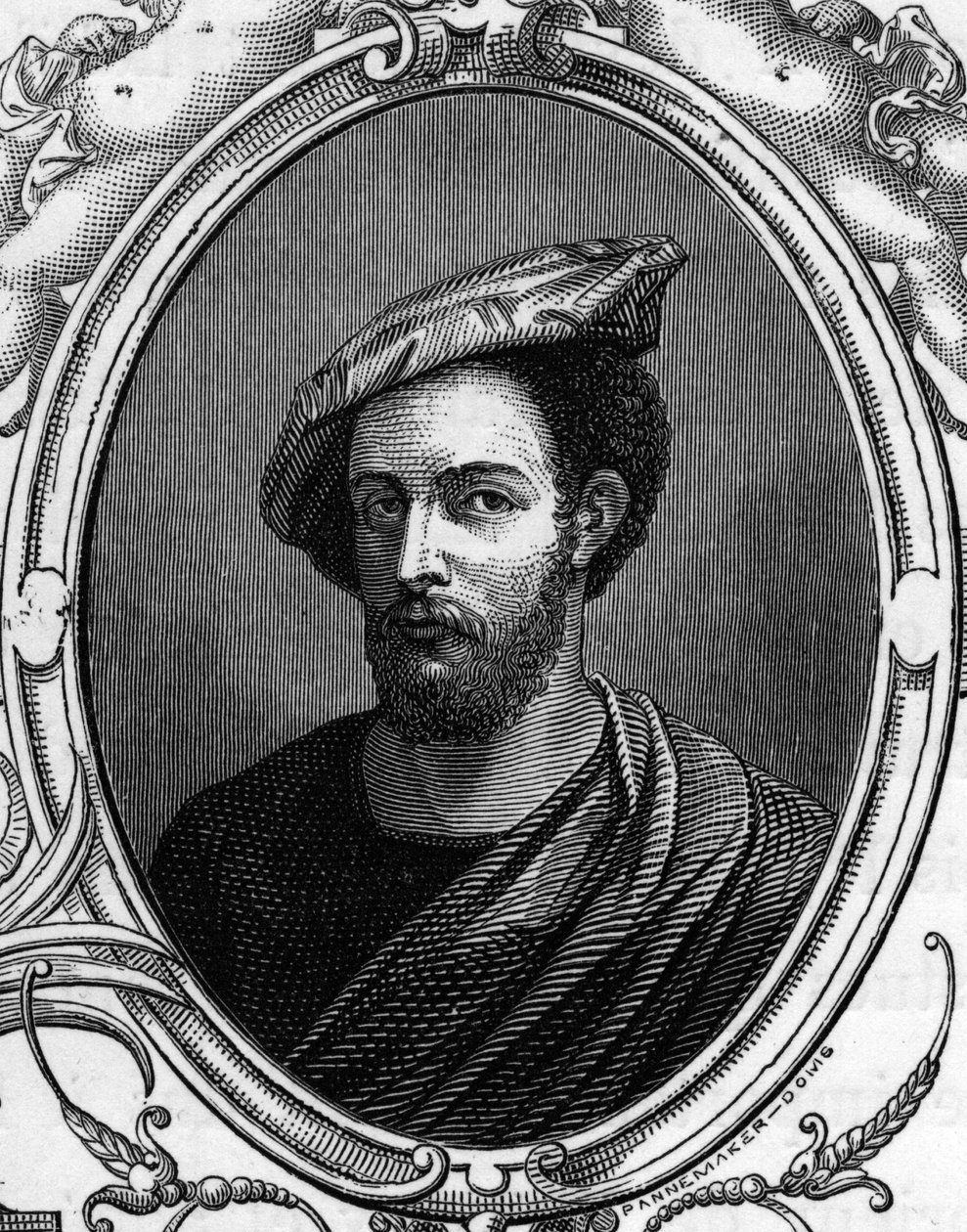 Retrato de Francesco Primaticcio, conhecido como The Primatice (1504 - 1570) pintor italiano. gravura de 1859 em "as galerias da Europa - Itália" por armengaud. Colecção privada. de Anonymous Anonymous
