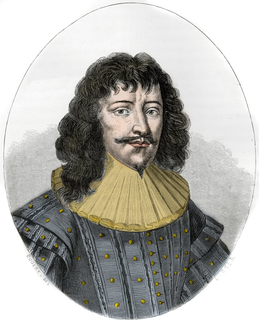 Retrato de François-Henri de Montmorency-Bouteville (François Henri de Montmorency Bouteville), chamado Marechal de Luxembourg de Anonymous Anonymous