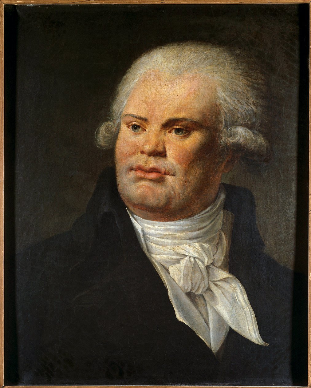 Retrato de Georges Danton (1759 - 1794) orador e político. Pintura anónima do século XVIII. Óleo sobre tela. Dim: 0,61 x 0,49m. Paris, Musee Carnavalet. de Anonymous Anonymous