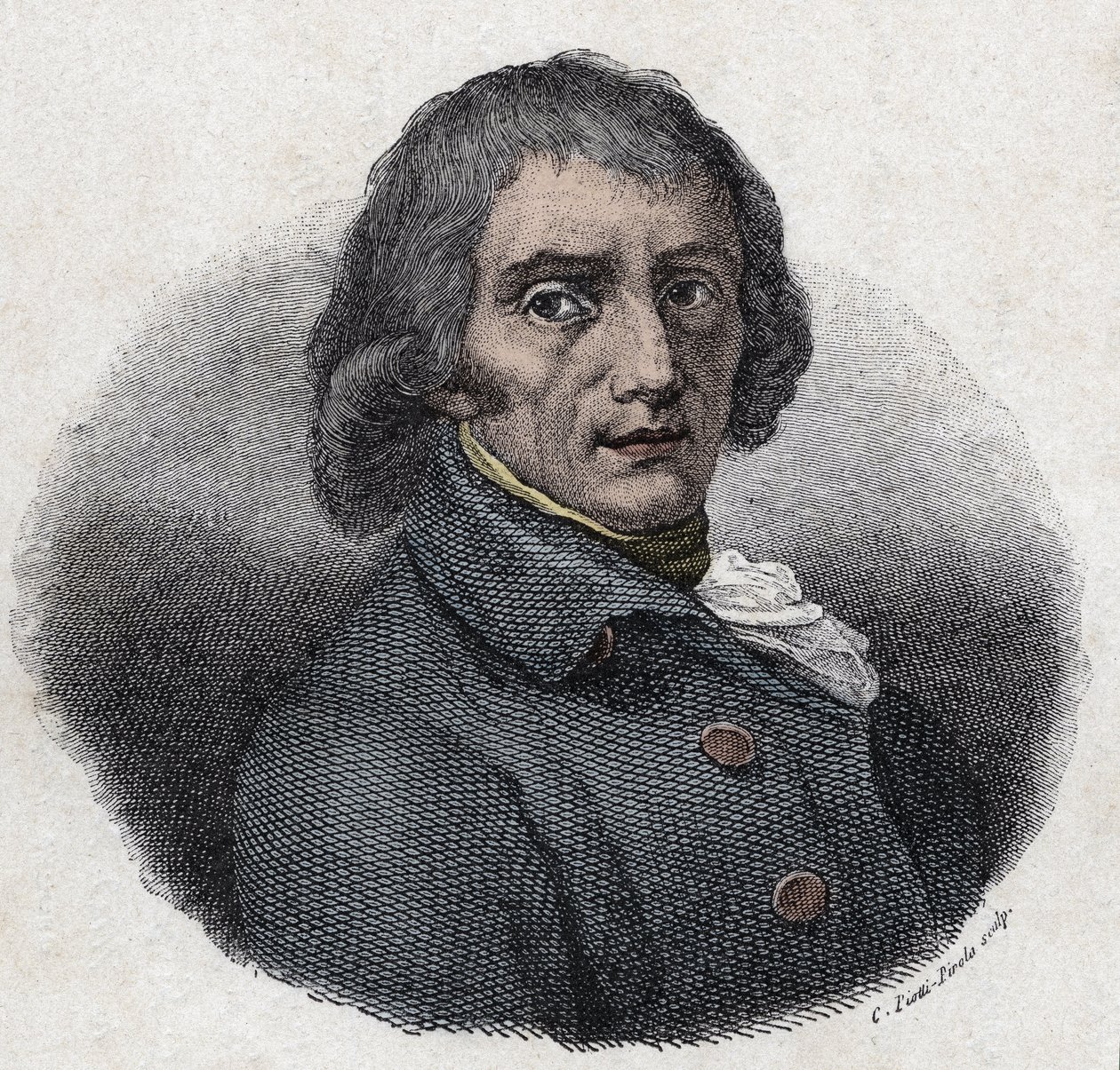 Retrato de Giuseppe Parini (1729-1799), poeta italiano de Anonymous Anonymous
