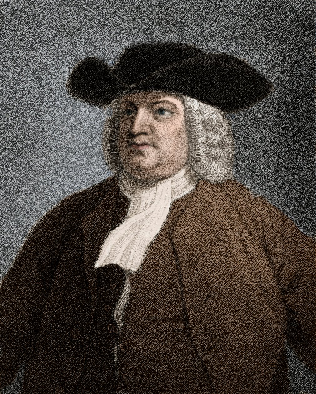 Retrato de Guillaume (William) Penn (1644-1718) Quaker Inglês, Fundador da Pensilvânia - William Penn de Anonymous Anonymous