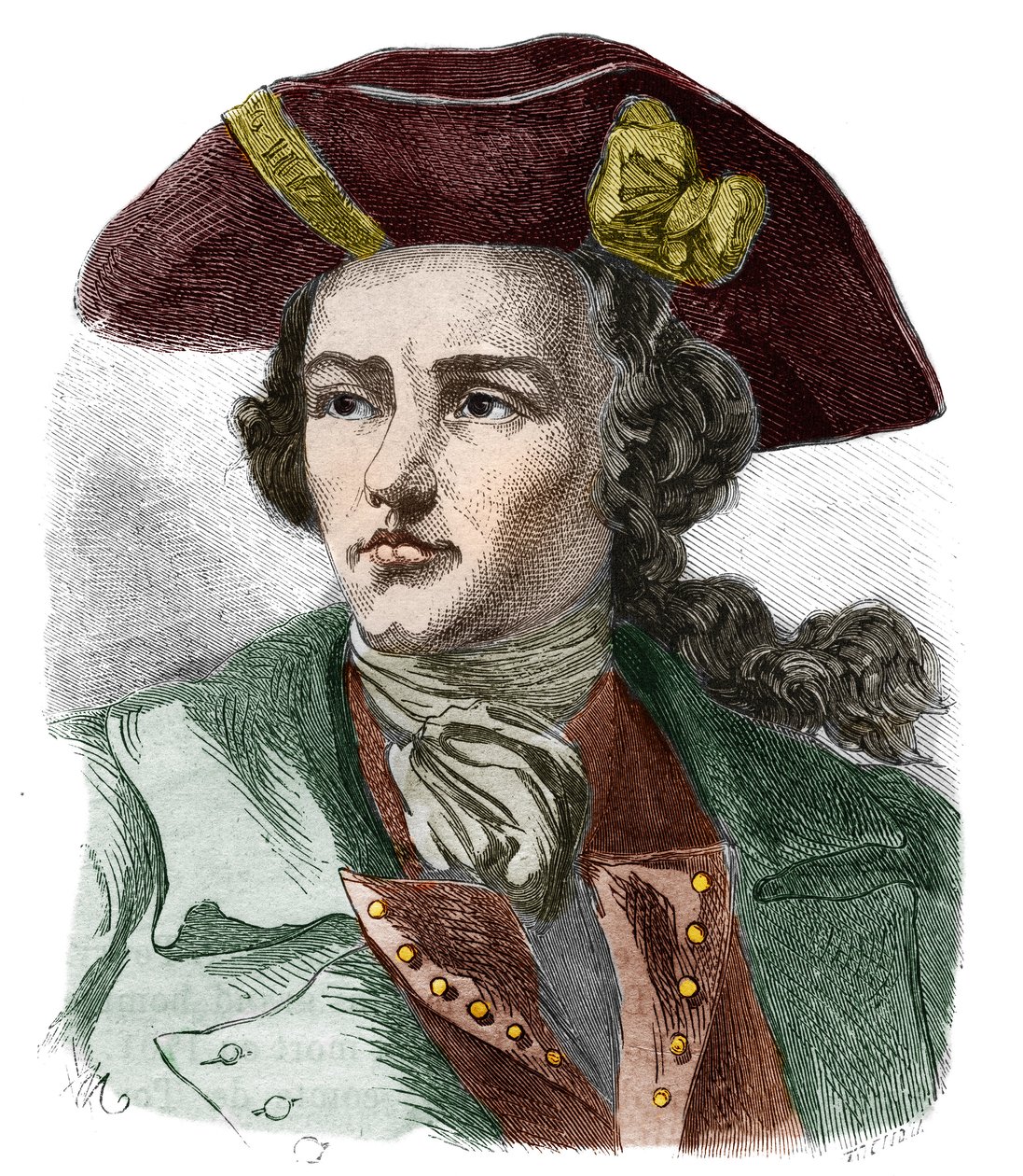 Retrato de Jacques Cassard, marinheiro francês de Anonymous Anonymous