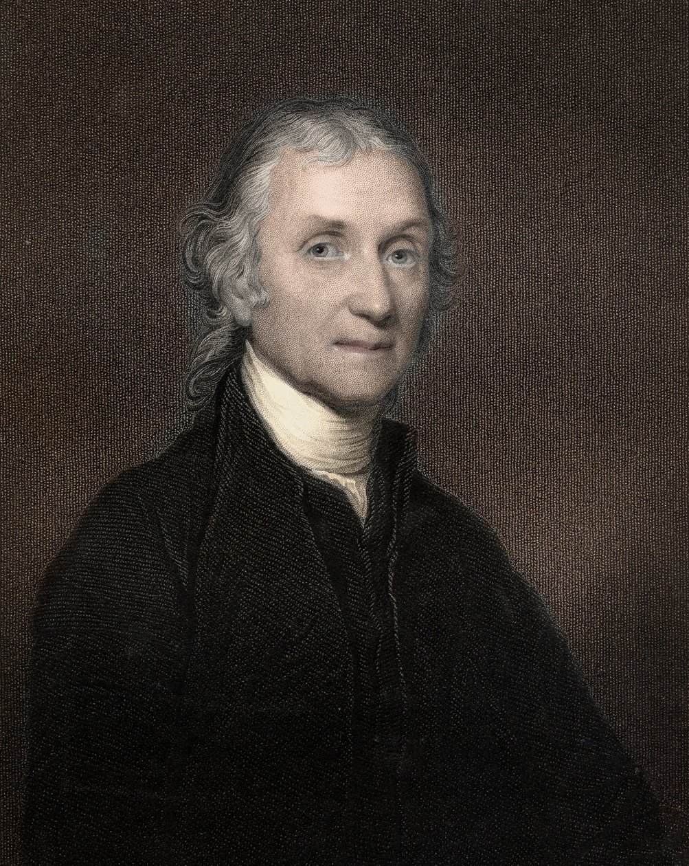 Retrato de Joseph Priestley (1733 - 1804) Químico e teólogo britânico de Anonymous Anonymous