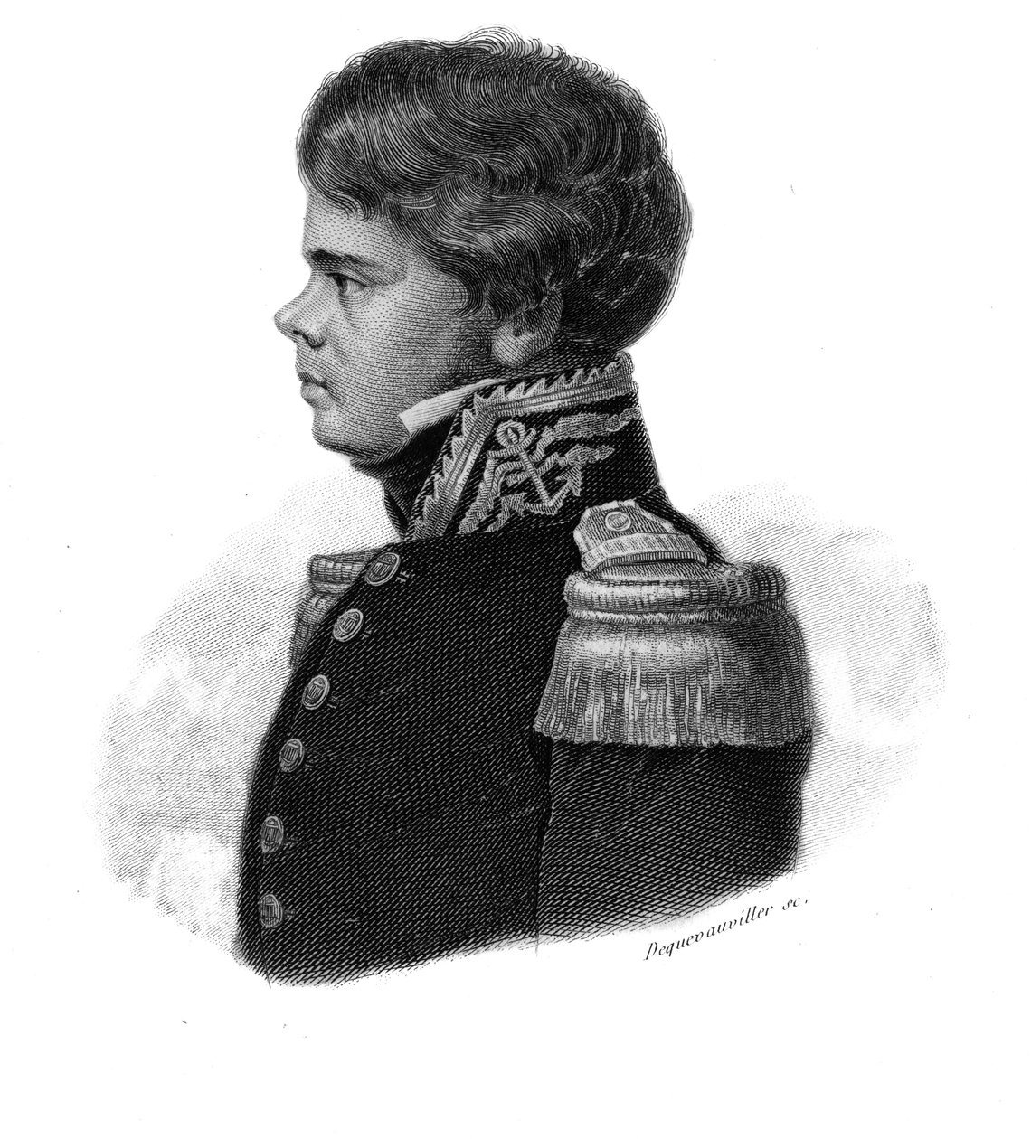 Retrato de Jules Alphonse Rene Poret Baron de Blosseville de Anonymous Anonymous