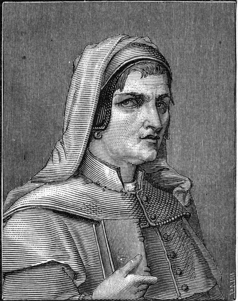Retrato de Lelio Orsi (1511-1587), pintor italiano. gravura de 1859 em "as galerias da Europa - Itália" de Armandaud. Colecção privada. de Anonymous Anonymous
