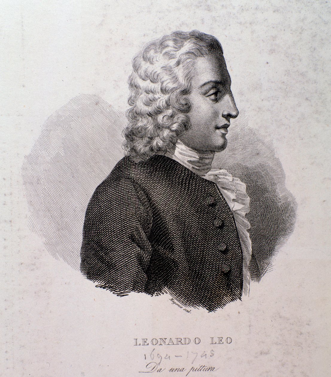 Retrato de Leo Leonardo (gravura) de Anonymous Anonymous