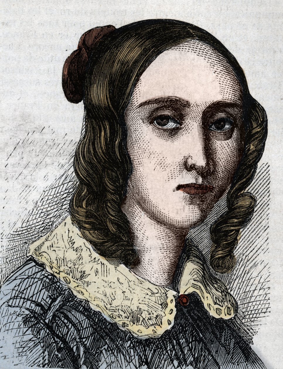 Retrato de Louise Farrenc 1804-1875. Pianista, compositora, professora de francês. de Anonymous Anonymous
