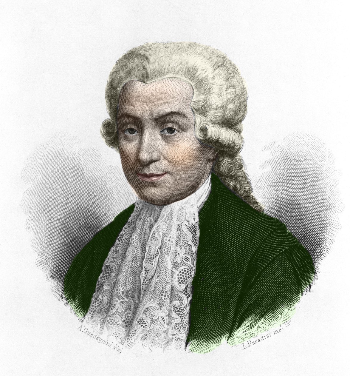 Retrato de Luigi Galvani (1737-1798), médico e médico italiano. de Anonymous Anonymous