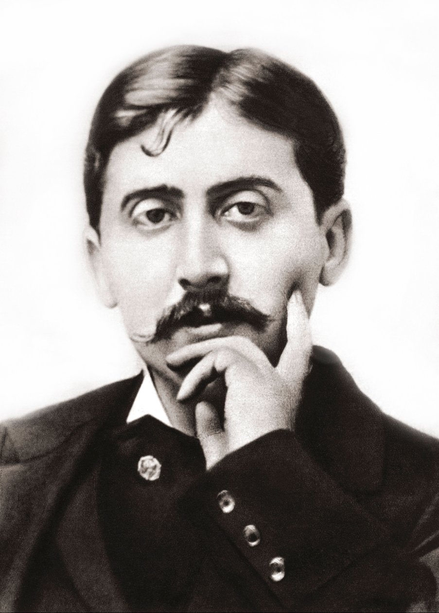Retrato de Marcel Proust (1871-1922), escritor francês por volta de 1900 de Anonymous Anonymous