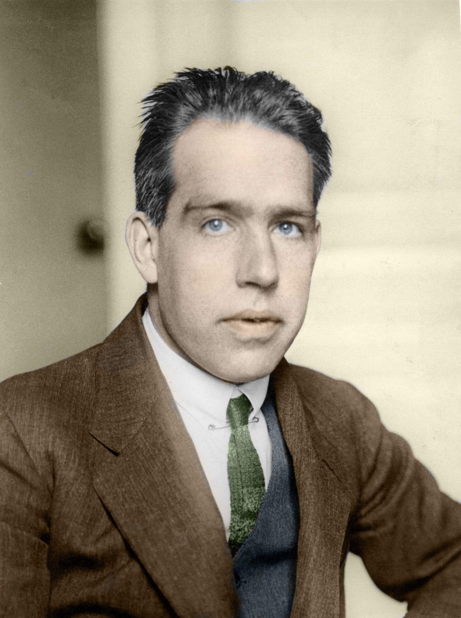 Retrato de Niels Bohr (1885 - 1962), Prêmio Nobel de Física em 1922. de Anonymous Anonymous