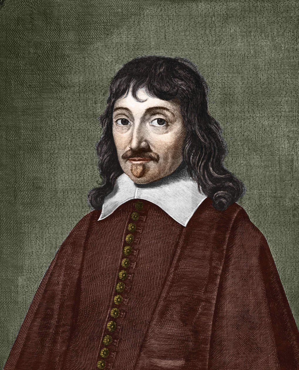 Retrato de René Descartes. 1596-1650 de Anonymous Anonymous