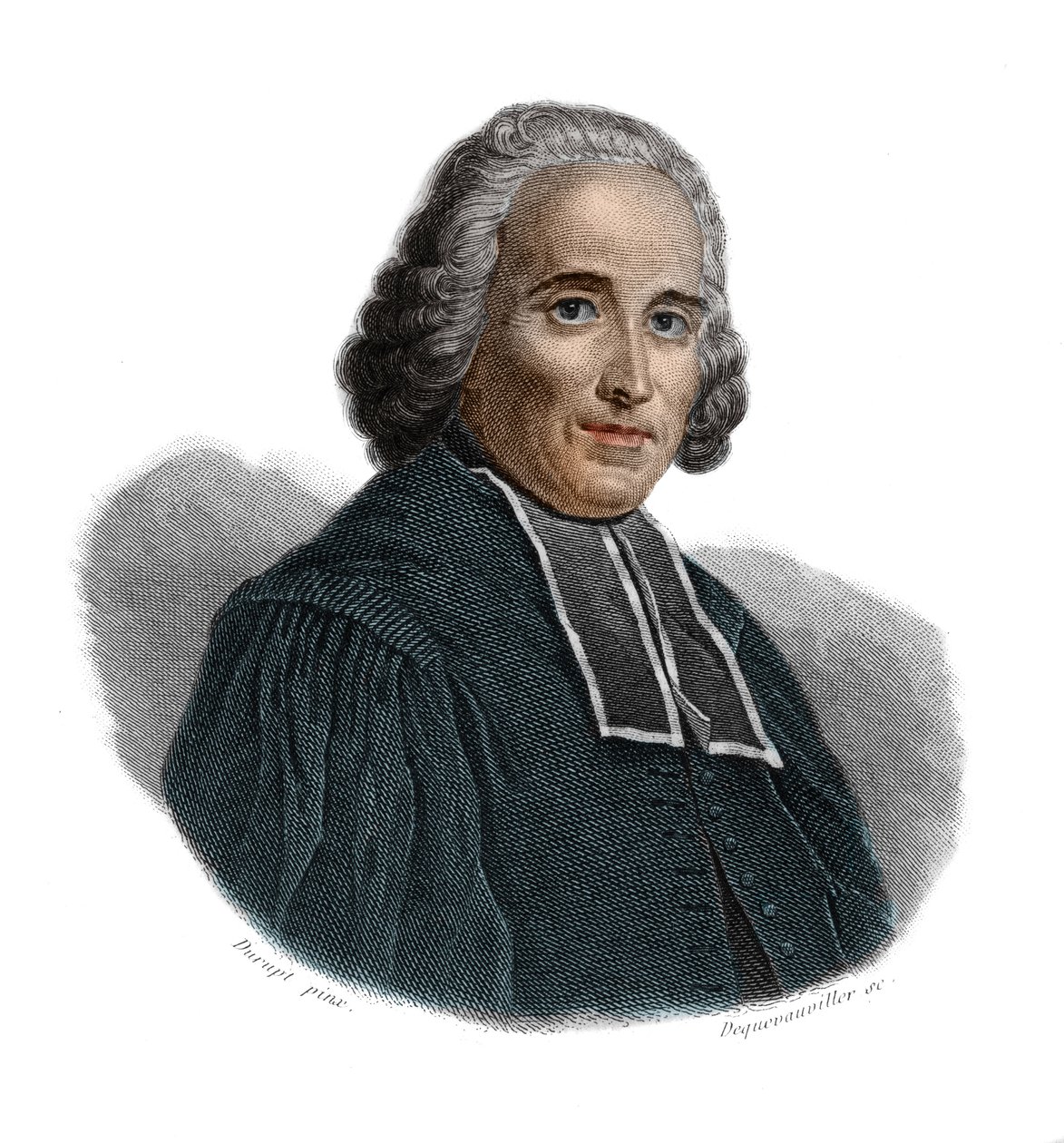 Retrato de Robert Joseph (Robert-Joseph) Pothier (1699-1772), jurisconsulto francês em "Retratos e história dos homens úteis: homens e mulheres de todos os países e condições, que adquiriram direitos ao reconhecimento dos homens" publicado e pr de Anonymous Anonymous