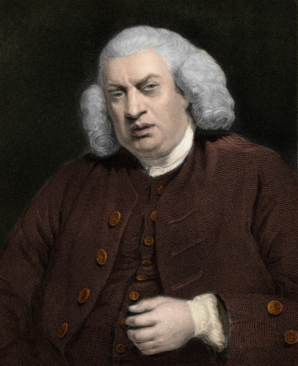 Retrato de Samuel Johnson (1709-1784), escritor inglês - Samuel Johnson de Anonymous Anonymous