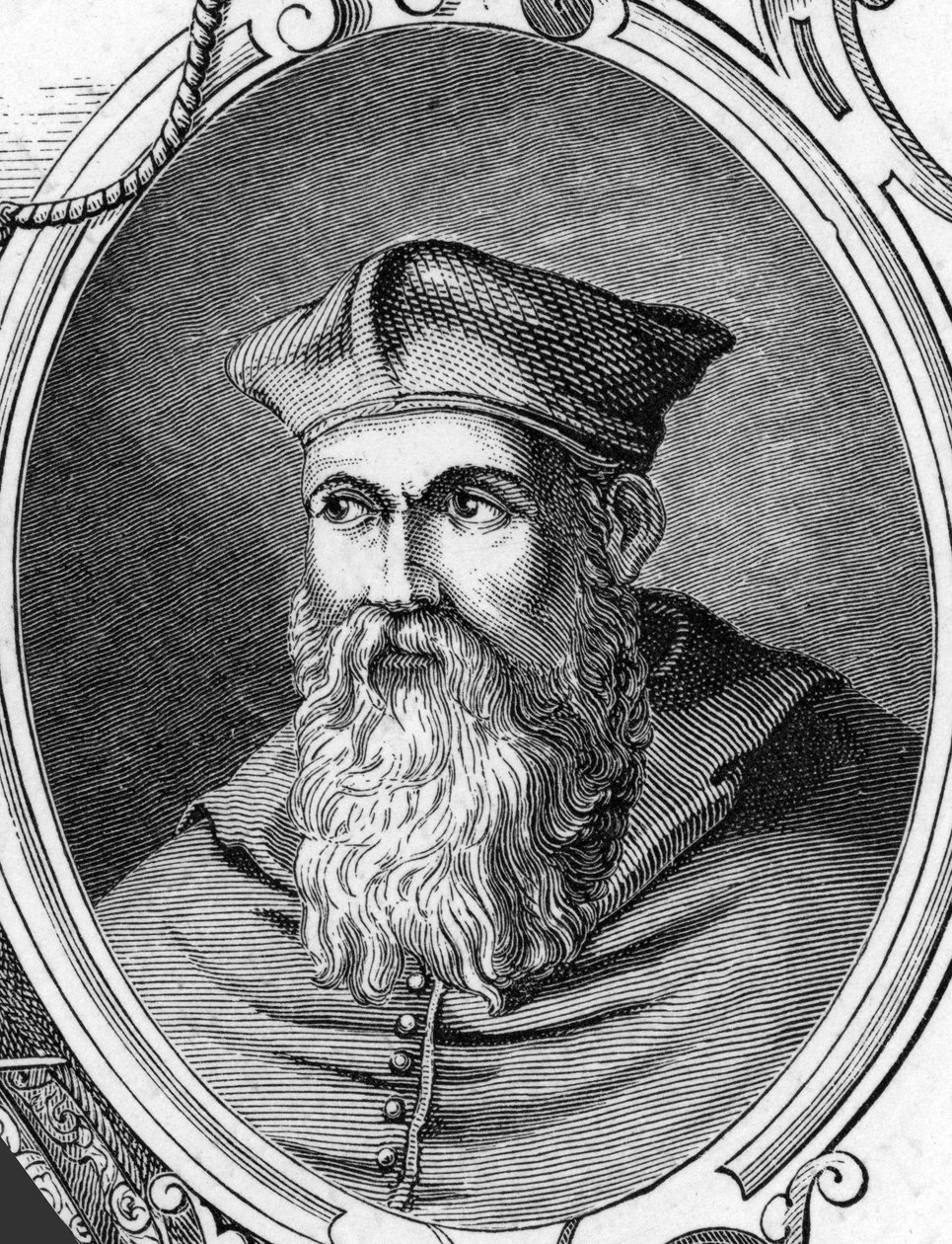Retrato de Sebastiano Luciani dit Sebastiano del Piombo (1485-1547) Pintor italiano. 1859 gravura em "as galerias da Europa - Itália" de Armandaud. Colecção privada. de Anonymous Anonymous